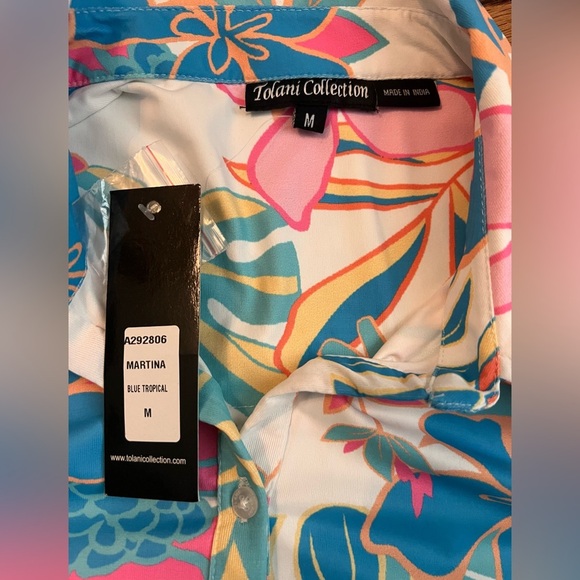 Tolani Collection Martina Tropical Print Maxi Dress M NWT - Picture 7 of 8